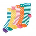 Lot 5 paires chaussettes coton bio Sunnie