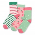 Lot 3 paires chaussettes coton bio Fruiti
