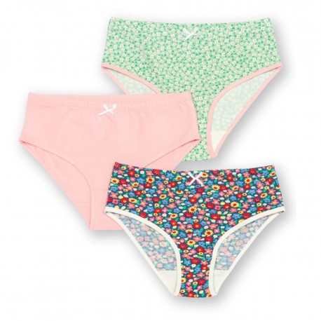 Lot 3 slips coton bio Ditsy