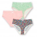 Lot 3 slips coton bio Ditsy
