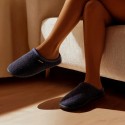 Mules laine Dannheim bleu nuit