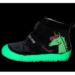 Barefoot bottines Black Licorne