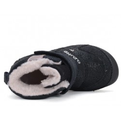 Barefoot Bottines fourrées Black Shine