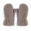 Moufles laine merinos Sable