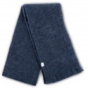 Echarpe douce laine Merinos Bleu Jeans