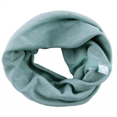 Snood laine et soie Sage Green