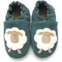 Chaussons Mouton vert