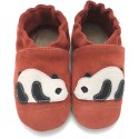 Chaussons Cuir Souple Panda Terra