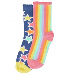 Lot 2 paires chaussettes coton bio Frill