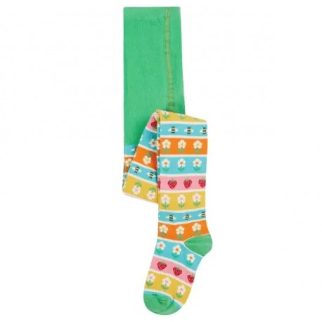 Collants coton bio Daisy Fair Isle