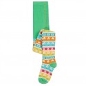 Collants coton bio Daisy Fair Isle