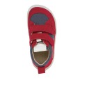 Sneakers barefoot Red