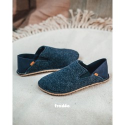 Slip-On Wooly Barefoot Dark Blue