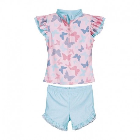 Ensemble de plage UPF 50+ Papillon
