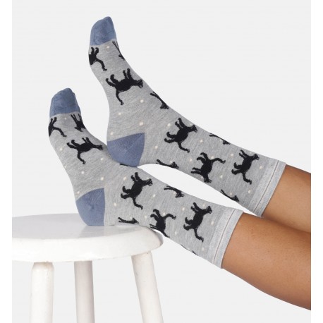 Chaussettes bambou Cats