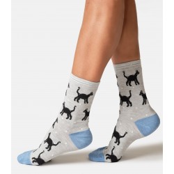 Chaussettes bambou Cats
