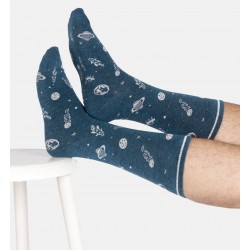 Chaussettes coton bio Space