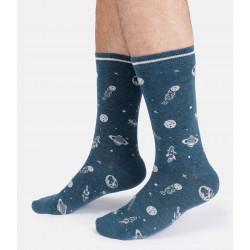 Chaussettes coton bio Space