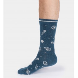 Chaussettes coton bio Space