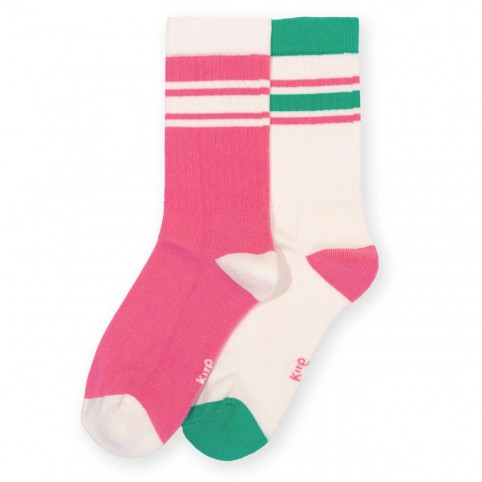 Lot 2 paires coton bio chaussettes Sport