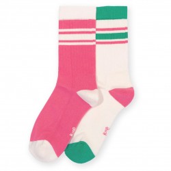 Lot 2 paires coton bio chaussettes Sport