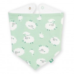 Bavoir bandana coton bio Mouton