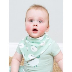 Bavoir bandana coton bio Mouton