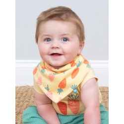 Bavoir bandana coton bio Happy Carrot
