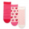 Lot 3 paires chaussettes coton bio Fraises