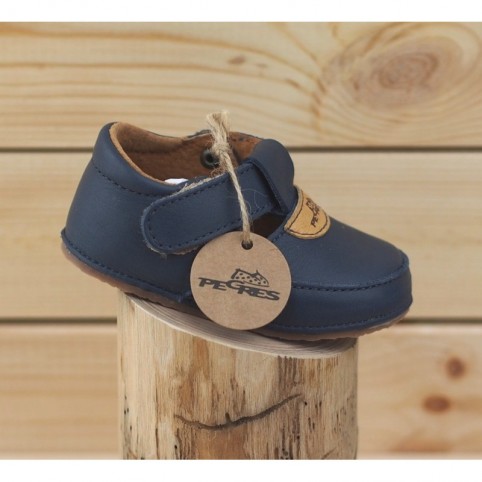 Chaussures souples &agrave; scratch Marine