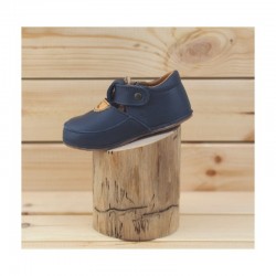 Chaussures souples &agrave; scratch Marine