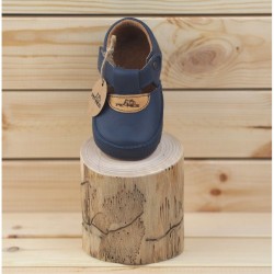 Chaussures souples &agrave; scratch Marine