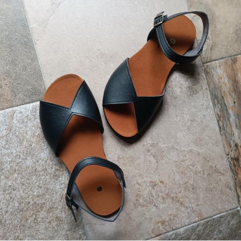 Sandales barefoot vegan Aguilar Black