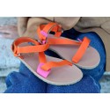 Sandales flexy Straps Mandarine