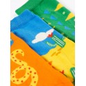 Lot 3 paires chaussettes coton bio Reptiles
