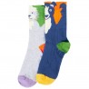 Lot 2 paires chaussettes coton bio Dogs