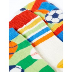 Lot 3 paires chaussettes coton bio Sports
