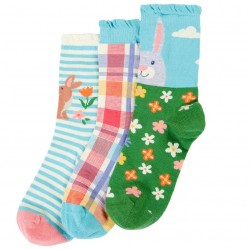 Lot 3 paires chaussettes coton bio Bunny