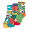 Lot 3 paires chaussettes coton bio Tracteur