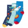 Lot 3 paires chaussettes bambou Space