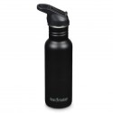 Gourde Inox noir mat bouchon sport 800 ml