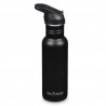 Gourde Inox noir mat bouchon sport 532 ml