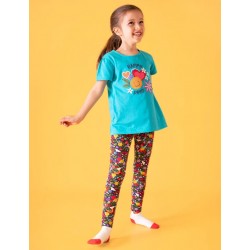 Leggings coton bio Happy Days