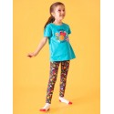 Leggings coton bio Happy Days