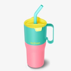 Gobelet Inox isotherme Kaléidoscope Turquoise 770 ml