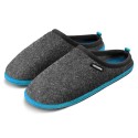 Mules laine Woolpops Bleu