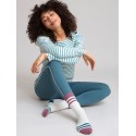 Lot 2 paires coton bio chaussettes  Stripy Sport