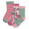 Lot 3 paires chaussettes coton bio Fleurs des bois