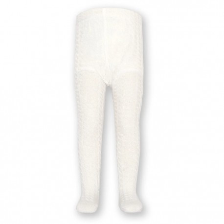 Collants coton bio White
