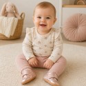 Chaussures Prewalkers Pink Gold